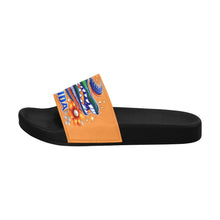 Load image into Gallery viewer, Orange Women's Gator Slides