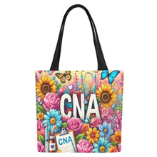 Load image into Gallery viewer, Sunflower CNA Canvas Tote Bags (Set of 4)