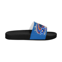 Load image into Gallery viewer, Blue Women Gator Slides
