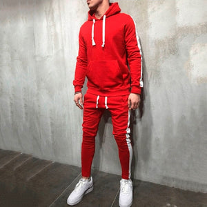 Men Hooded Sweat Suit