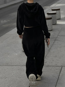 Zip Up Hoodie Pants Set
