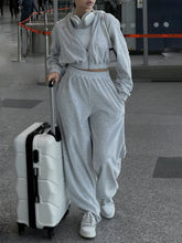 Load image into Gallery viewer, Zip Up Hoodie Pants Set
