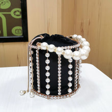 Load image into Gallery viewer, Pearl Clutch Bag Beaded Bucket Purses
