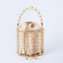 Load image into Gallery viewer, Pearl Clutch Bag Beaded Bucket Purses
