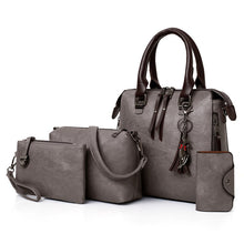 Load image into Gallery viewer, 4pcs/Set ValenKuci  Leather Handbag set
