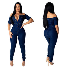 Load image into Gallery viewer, Fashion Denim Jumpsuit
