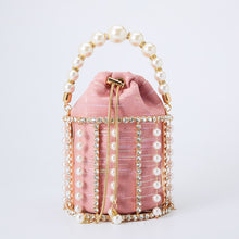 Load image into Gallery viewer, Pearl Clutch Bag Beaded Bucket Purses
