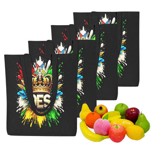 Black OES Tote Bag  (Set of 4)