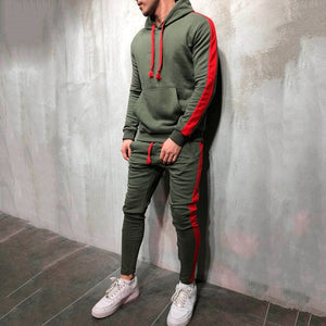 Men Hooded Sweat Suit