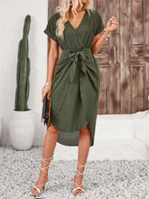 Load image into Gallery viewer, Kesha&#39;s Surplice  Dress
