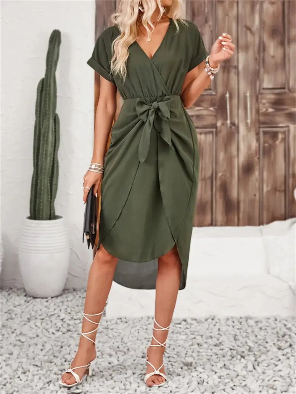 Kesha's Surplice  Dress