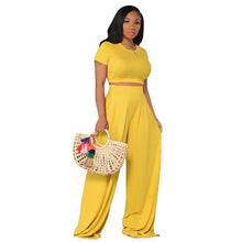 Load image into Gallery viewer, Casual Wide Leg Pant Set
