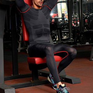 Men's Bodybuilding Fitness Sport Suit