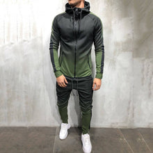 Load image into Gallery viewer, Tevin&#39;s Zipper Men Sweat suit
