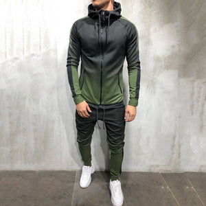 Tevin's Zipper Men Sweat suit