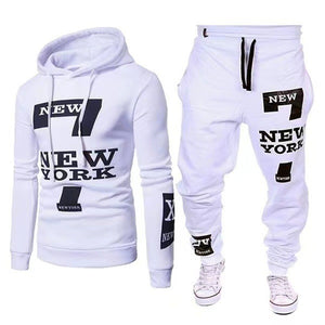 New York New York Men's Sports Hooded Set