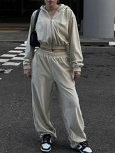 Load image into Gallery viewer, Zip Up Hoodie Pants Set
