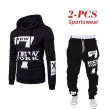 Load image into Gallery viewer, New York New York Men&#39;s Sports Hooded Set
