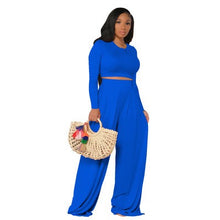 Load image into Gallery viewer, Casual Wide Leg Pant Set
