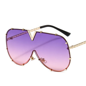 Ms. Kesha Oversized Square Sunglasses