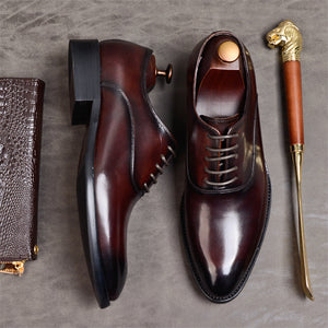 He Bougie  Genuine Leather Oxford  Shoes