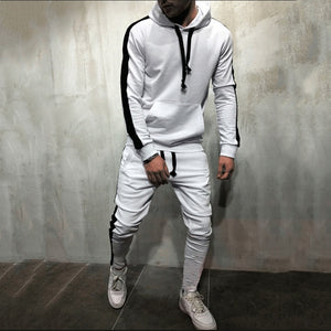 Men Hooded Sweat Suit