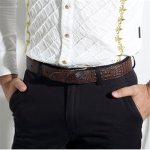 Load image into Gallery viewer, Ceinture Homme Crocodile Belt
