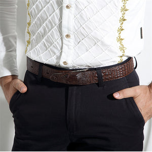 Ceinture Homme Crocodile Belt