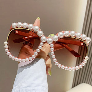 Ms. Aretha Pearl Sunglasses