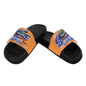 Orange Women's Gator  Slides