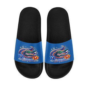 Men's Blue Florida Gator Slides