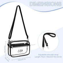Load image into Gallery viewer, Em&#39; Bella clear stadium satchel Small
