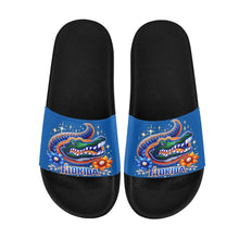 Load image into Gallery viewer, Blue Women Gator Slides
