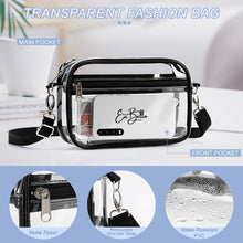 Load image into Gallery viewer, Em&#39; Bella clear stadium satchel Small
