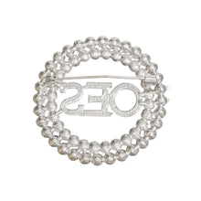 Load image into Gallery viewer, OES Sorority Round Multicolor Pearl Brooch Pin
