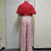 Load image into Gallery viewer, Tamika&#39;s Floral Print Wide Leg Pant
