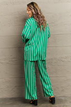 Load image into Gallery viewer, Striped Shirt and Pants Set
