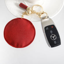 Load image into Gallery viewer, Red Padded Sorority Keychain
